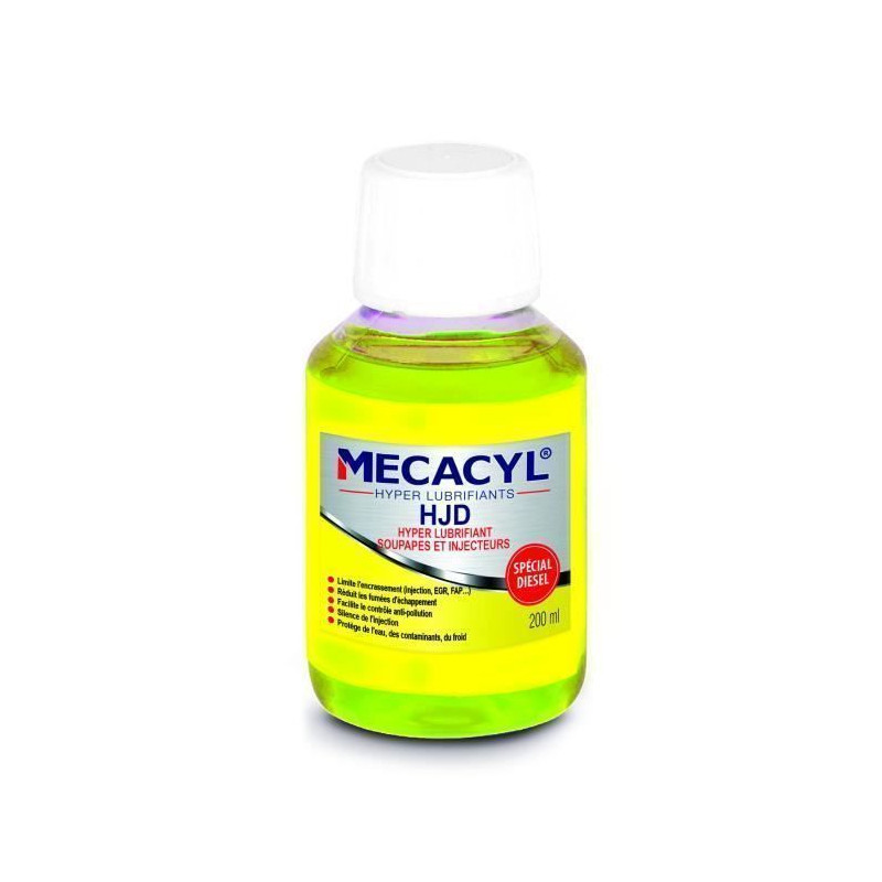 MECACYL HJD Hyper-Lubrifiant - Injection Diesel / Gasoils [5 en 1] - 200ml