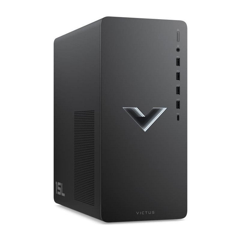 PC Victus by HP 15L Gaming TG02-0249nf - Ryzen 5 5600G - 8 GB RAM - Stockage 512 GB SSD - Radeon RX 6400 4GB - Métal argenté
