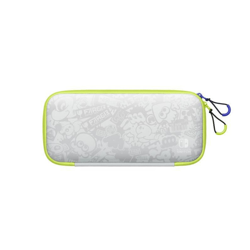 Pochette de transport Edition Splatoon 3 et protection d'écran Nintendo Switch (modele OLED)