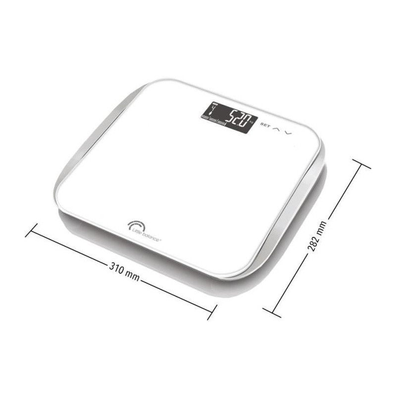 LITTLE BALANCE Pese personne Imc Wave - 180 kg / 100 g - LCD