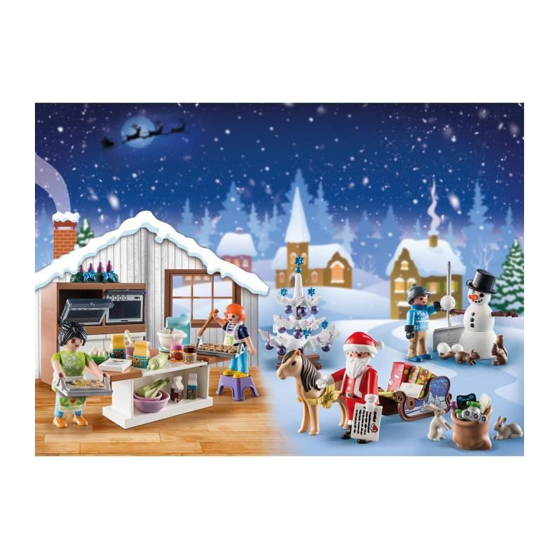 PLAYMOBIL - 71088 - Calendrier de l'Avent Pâtisserie de Noël