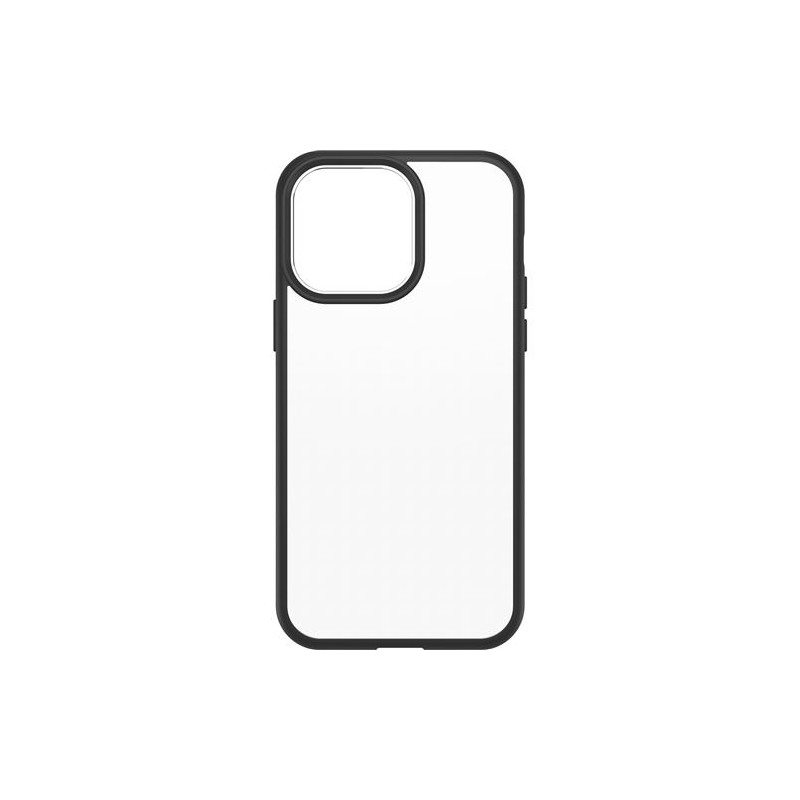 Coque antichoc OtterBox React pour iPhone 14 Pro Max Transparent avec contours noirs