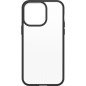 Coque antichoc OtterBox React pour iPhone 14 Pro Max Transparent avec contours noirs