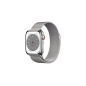 Apple Watch Series 8 GPS + Cellular, boîtier Acier inoxydable argent 41mm avec Boucle Milanaise Argent