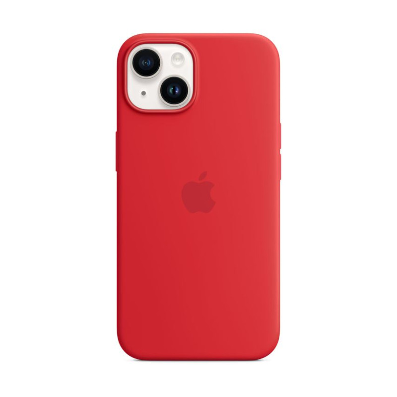 Coque en silicone avec MagSafe pour Apple iPhone 14 (PRODUCT)RED