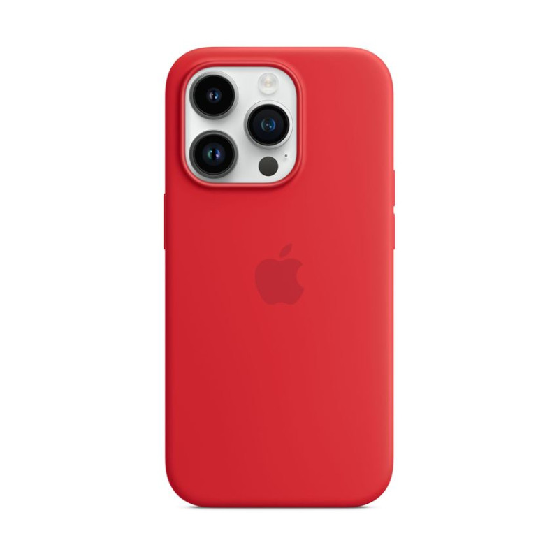 Coque en silicone avec MagSafe pour Apple iPhone 14 Pro (PRODUCT)RED