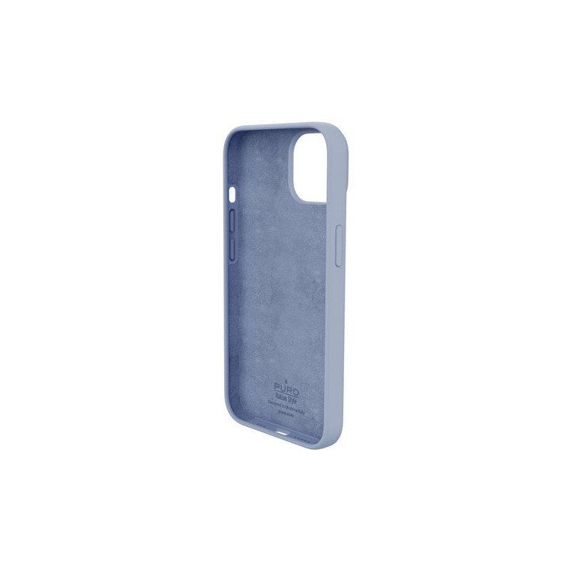 Coque silicon Puro Icon pour iPhone 14 Plus Bleu