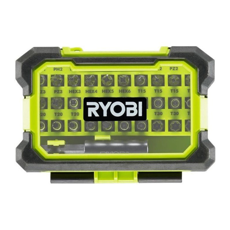 Coffret RYOBI 31 accessoires de vissages spécial impact RAK31MSDI