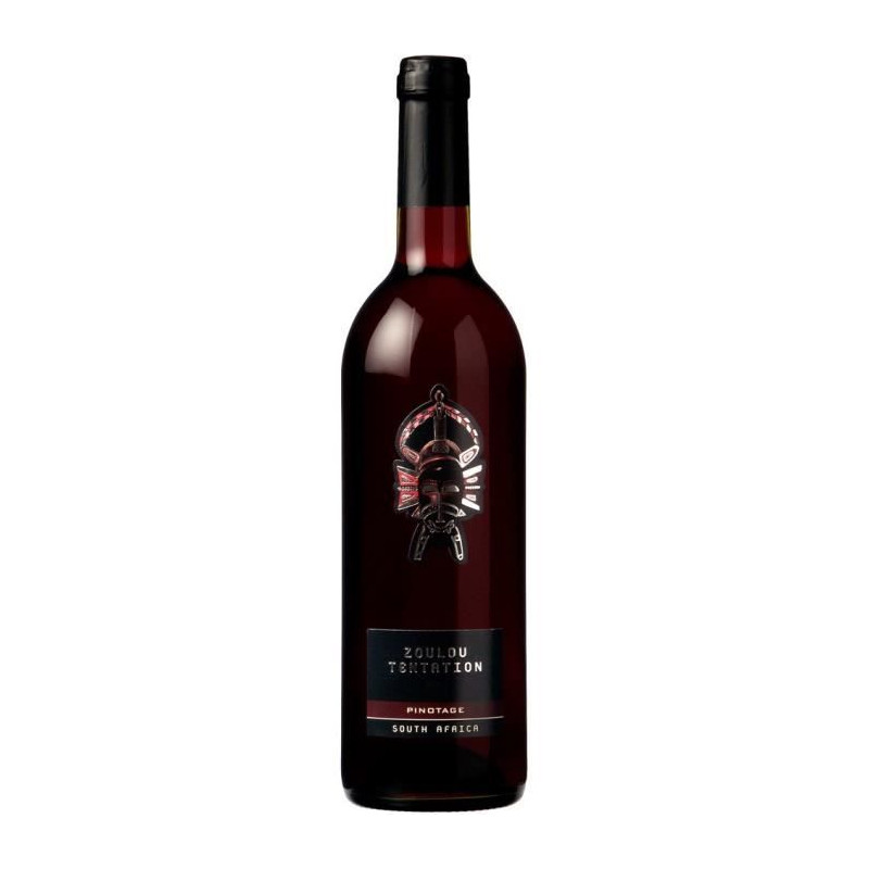 Zoulou Tentation Pinotage - Vin rouge d'Afrique du Sud