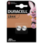 Piles bouton alcalines Duracell LR44