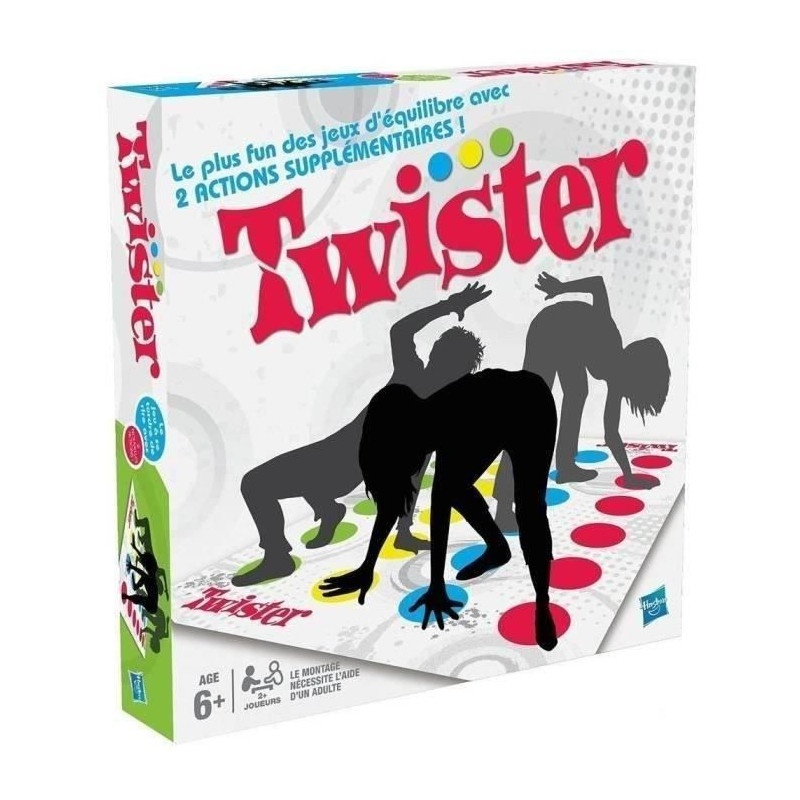 HASBRO GAMING - Twister - Jeu de Societe, Jeu dadresse