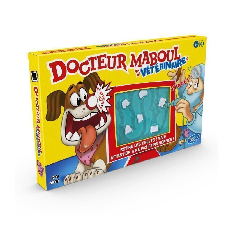 Docteur Maboul Veterinaire - Jeu de societe pour enfants - Jeu educatif - Version francaise