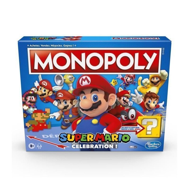Monopoly Super Mario Celebration - Jeu de societe - Jeu de plateau - Version francaise