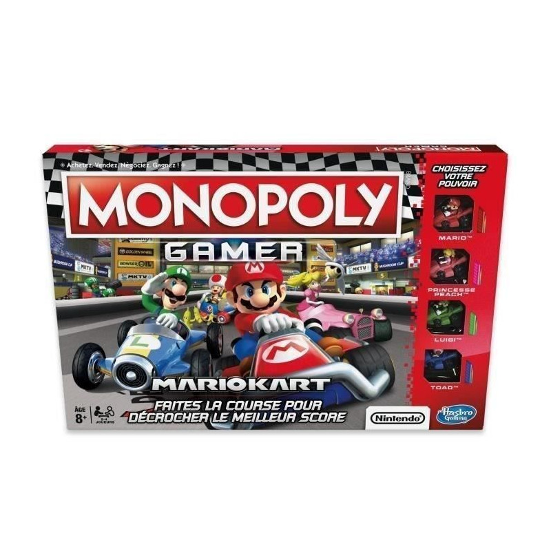 MONOPOLY - Gamer Mario Kart - Jeu de Societe