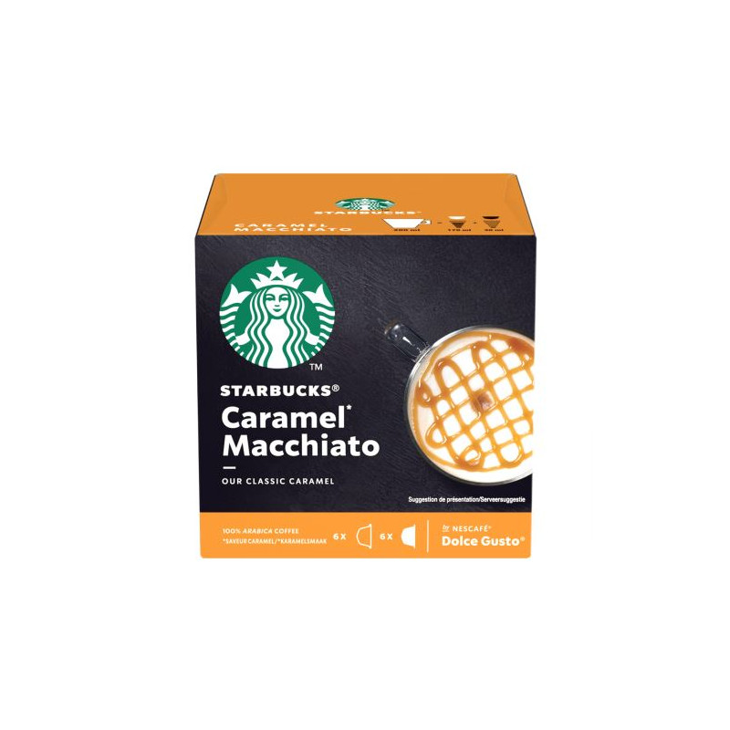 Pack de 12 capsules Starbucks Nescafé Dolce Gusto Caramel Macchiato