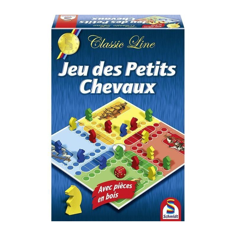 SCHMIDT AND SPIELE Jeu de societe - Jeu de Petits Chevaux - Classic line
