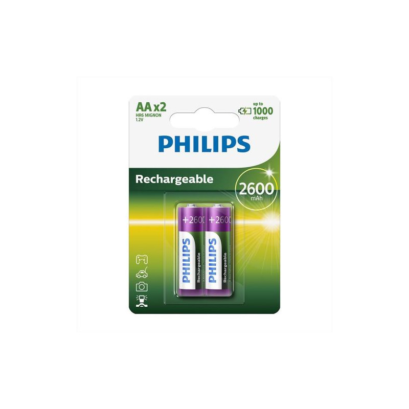Batteries type AA Philips R6B2A260 10