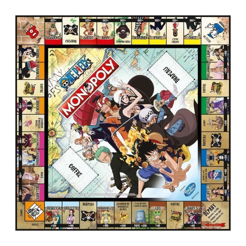 WINNING MOVES Monopoly One Piece - Version francaise