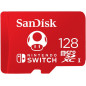Carte mémoire microSD SanDisk SDSQXAO 128G GNCZN 128 Go pour Nintendo Switch Rouge