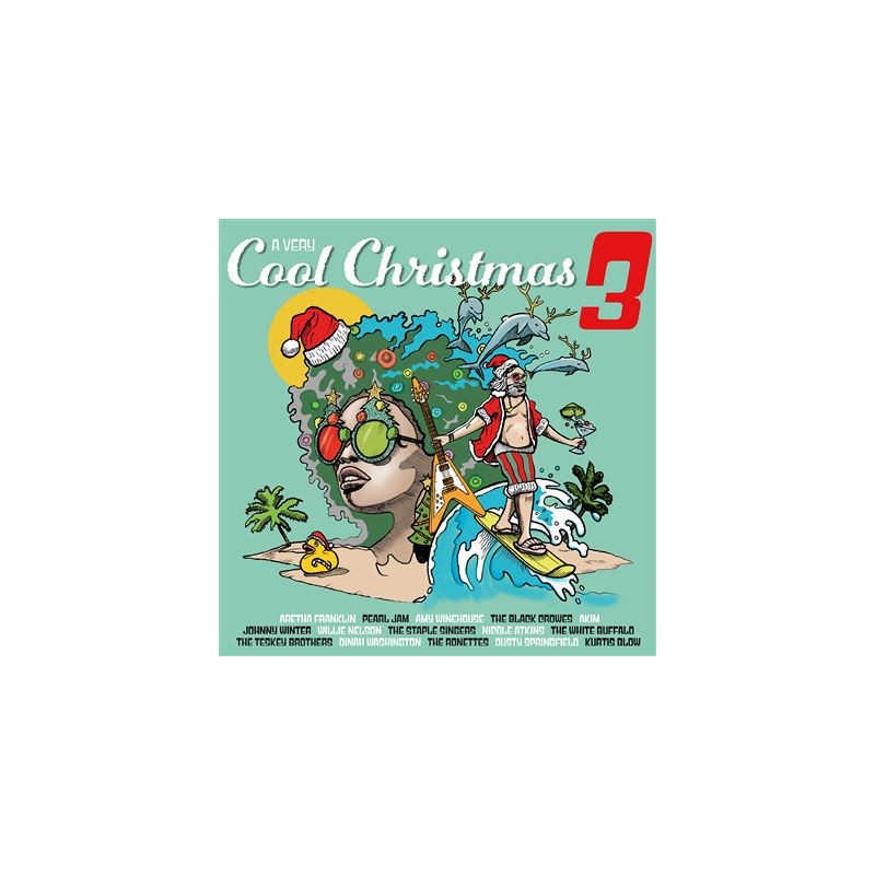 A Very Cool Christmas 3 Vinyle Bleu Translucide
