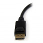 Adaptateur / convertisseur DisplayPort vers HDMI - Convertisseur video DP vers HDMI - M/F - 1920 x 1200 / 1080p - DP2HDMI2