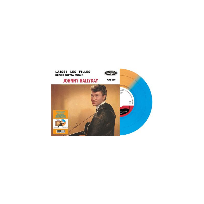 Laisse Les Filles Edition Limitée Vinyle Bicolore Orange et Bleu