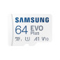 Carte mémoire micro SD Samsung Evo Plus 64 Go Blanc