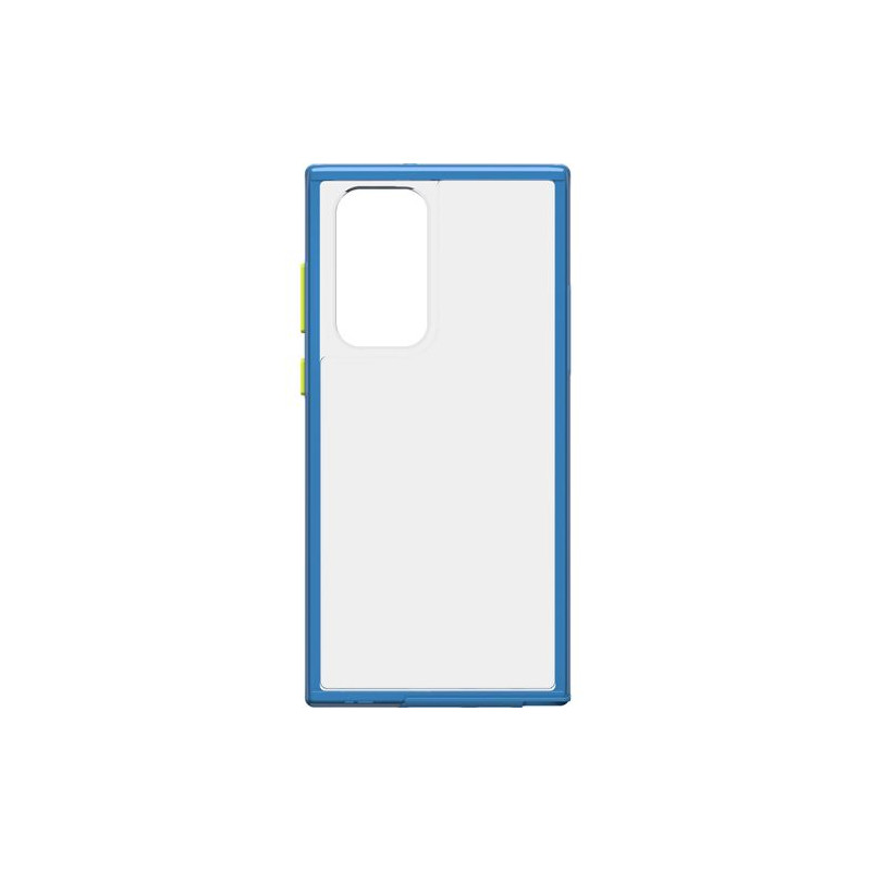 Coque renforcée pour Samsung Galaxy S22 Ultra LifeProof See Transparent contour bleu