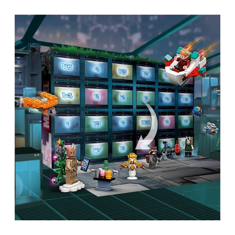 Calendrier de l'Avent Les Gardiens de la Galaxie LEGO Marvel 76231