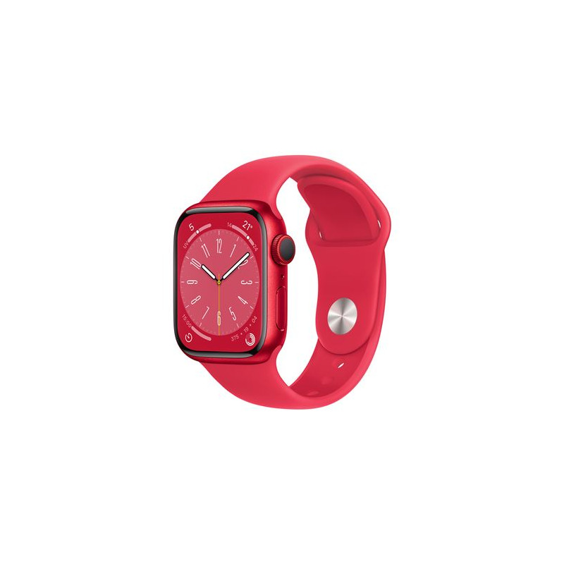 Apple Watch Series 8 GPS + Cellular, boîtier Aluminium (PRODUCT)RED 41mm avec Bracelet (PRODUCT)RED