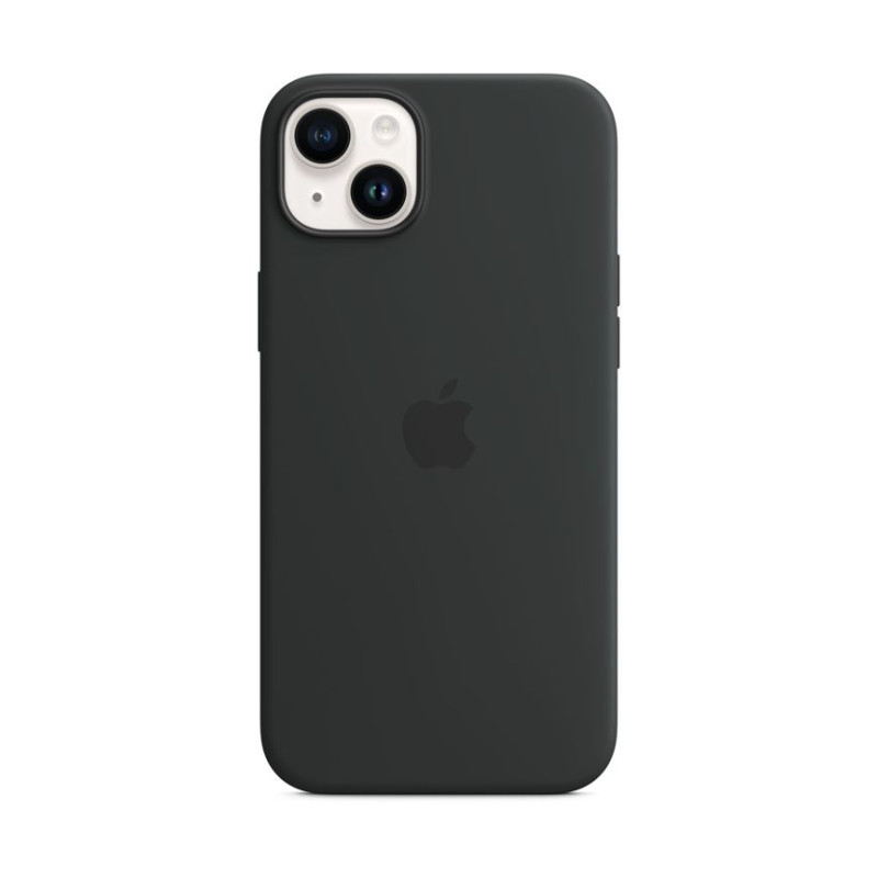 Coque en silicone avec MagSafe pour Apple iPhone 14 Plus Minuit