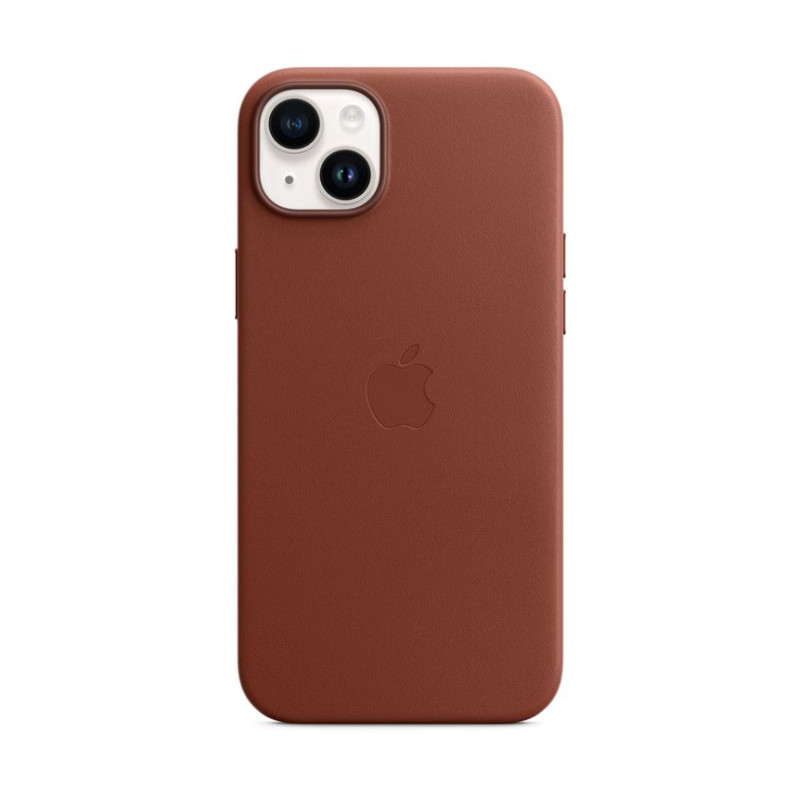 Coque en cuir avec MagSafe pour Apple iPhone 14 Plus Terre de Sienne