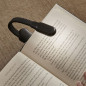 Lampe de lecture flexible Kikkerland Clip Book Noir