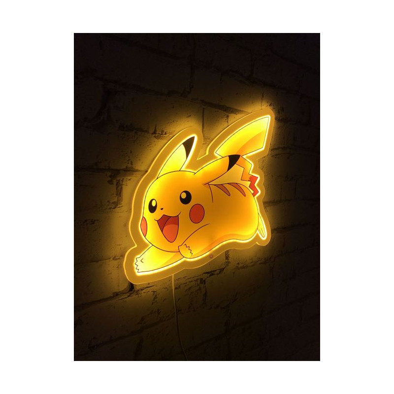 Lampe Murale Pikachu Teknofun Pokémon LED Style Néon