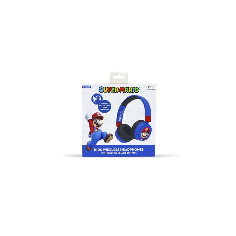 Jeu éducatif et électronique Otl Super Mario face Kids Wireless Headphones