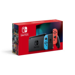 Console Nintendo Switch avec paire de Joy Con Rouge et Bleu Neon V2