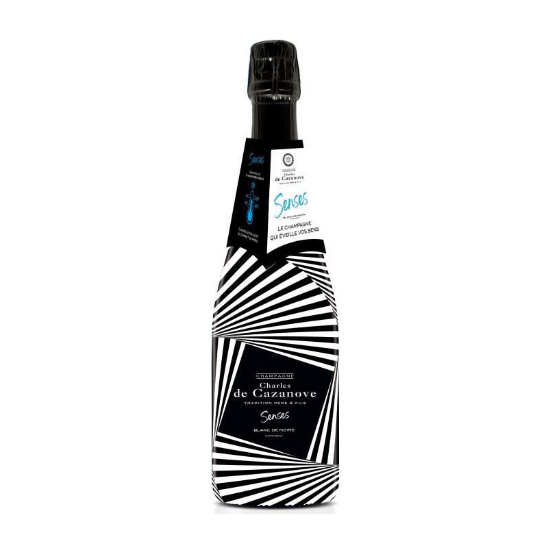 Champagne Charles de Cazanove Blanc de Noirs Extra Brut Senses - 75 cl