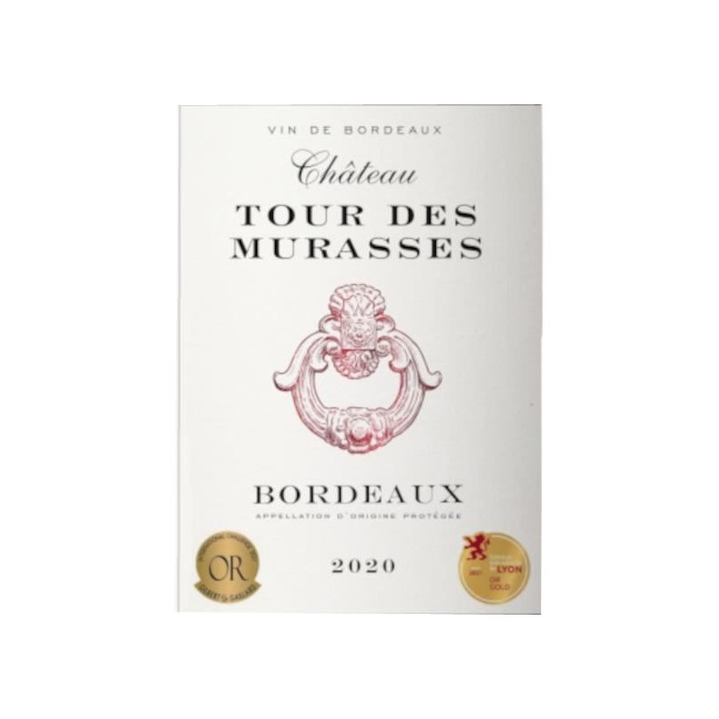Château Tour des Murasses 2020 Bordeaux - Vin rouge de Bordeaux