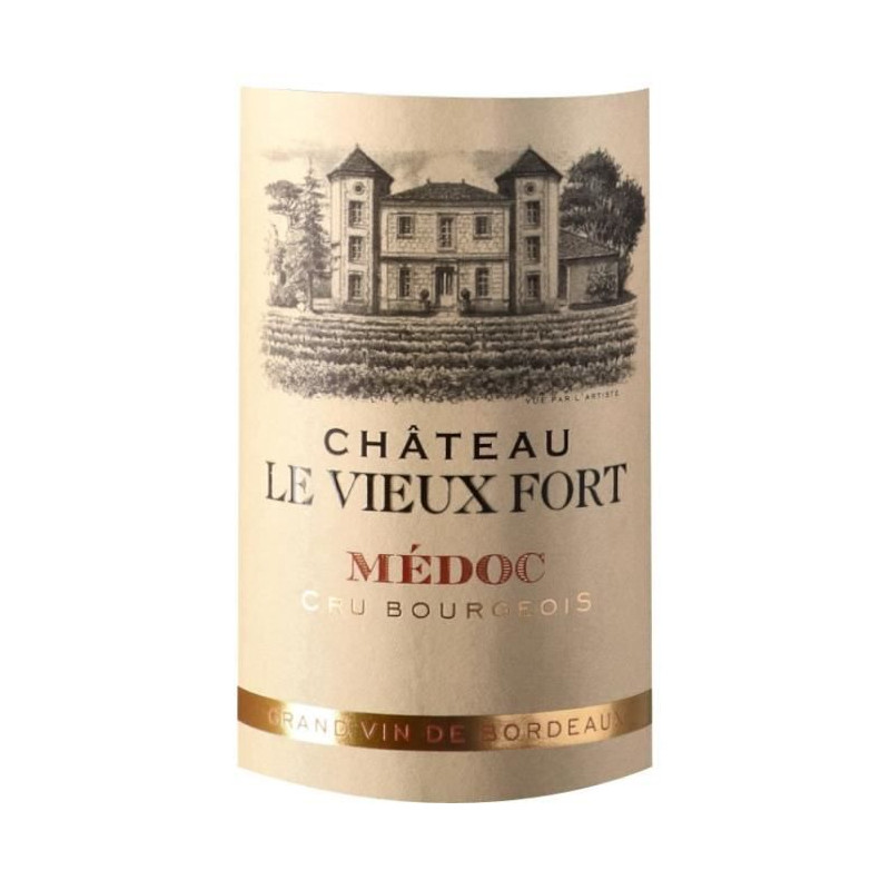 Château Le Vieux Fort 2018 Médoc Cru Bourgeois - Vin rouge de Bordeaux