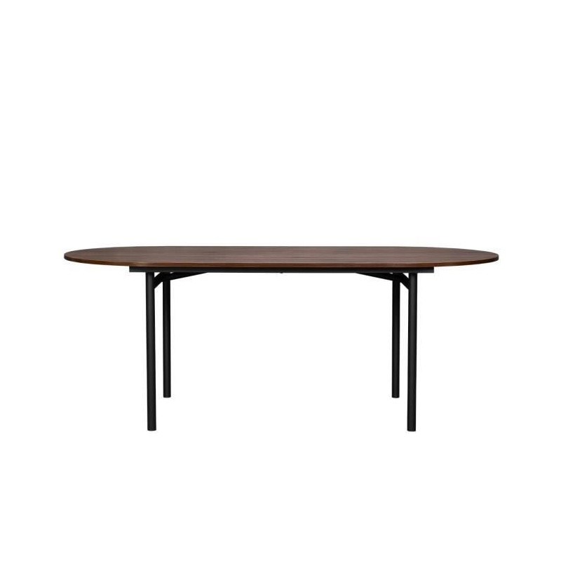 Table a manger - Contemporain - Bois et métal - LODGE - L 200 x P 95 x H 74