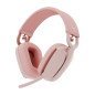 Logitech - Casque d'écoute léger sans fil avec Micro anti-bruit de fond - Zone Vibe 100 - Rose