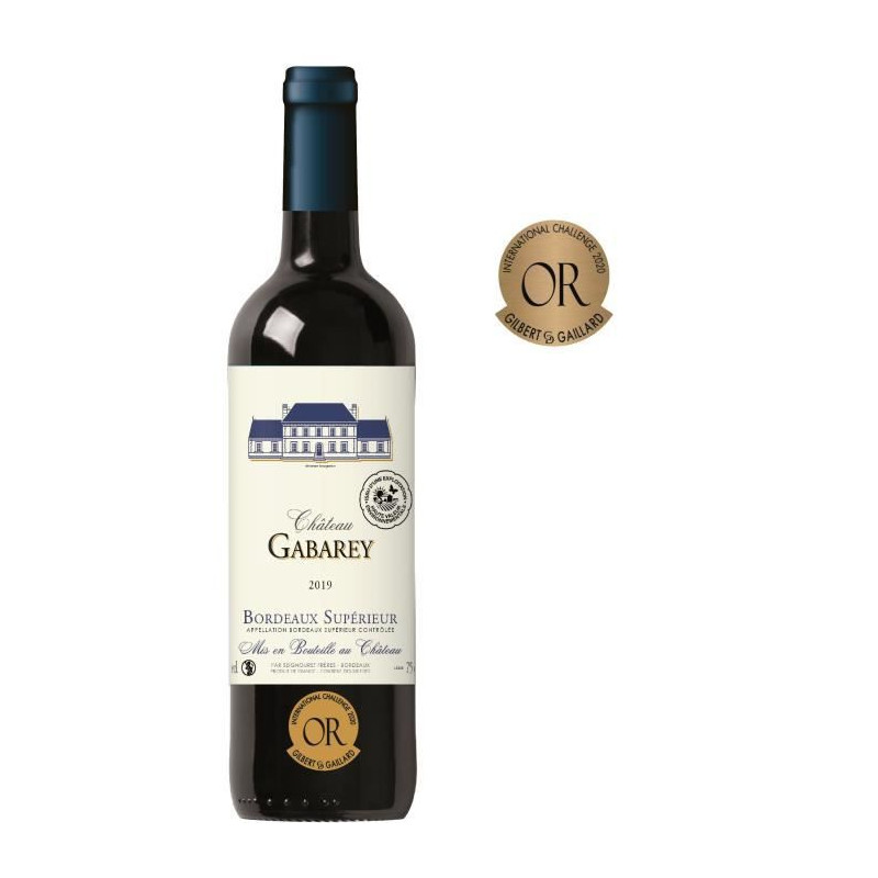 Château Gabarey 2020 Bordeaux Supérieur - Vin rouge de Bordeaux