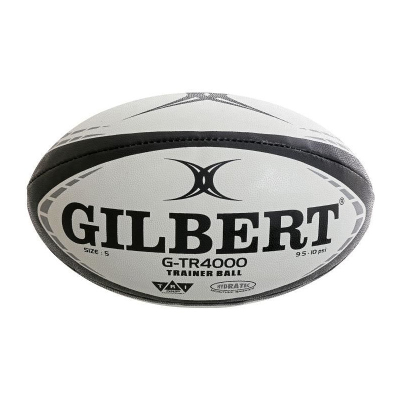 Ballon de rugby - GILBERT - G-TR4000 - Taille 3 - Noir