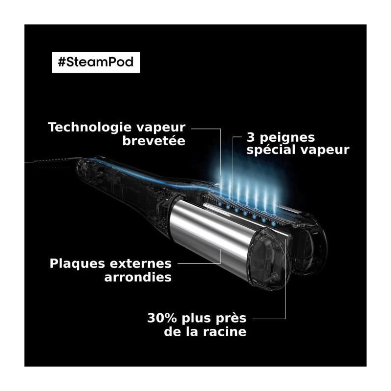 Lisseur-Boucleur Vapeur Professionnel Steampod 4.0 - L'Oréal Professionnel Paris