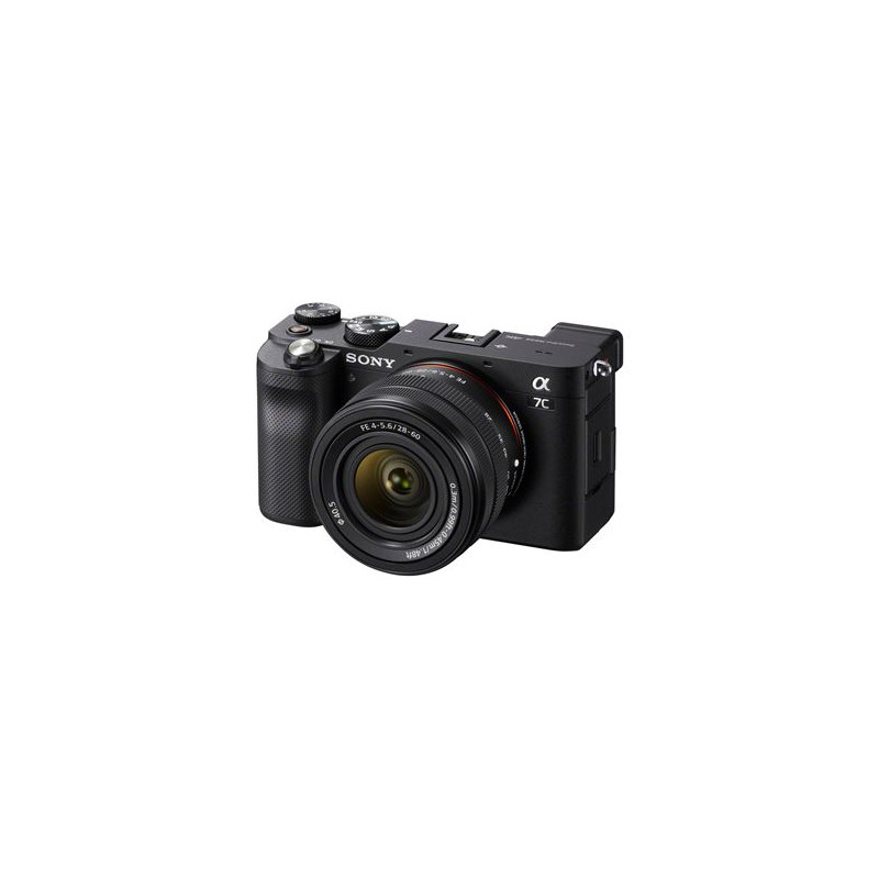Appareil photo hybride Sony Alpha A7C noir + FE 28 60mm f 4 5.6