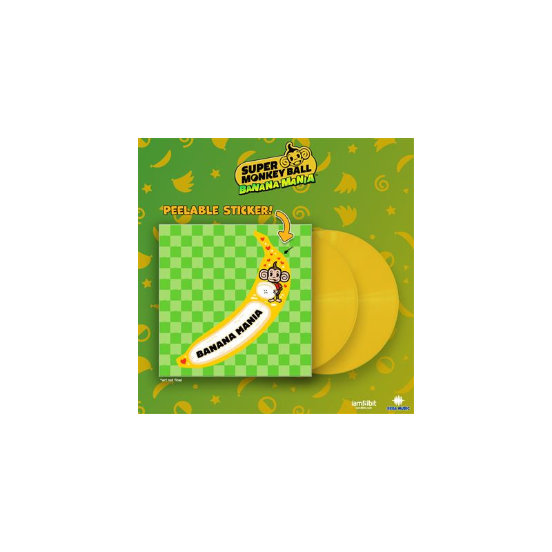 Super Monkey Ball Banana Mania Edition 20e Anniversaire Vinyle Jaune