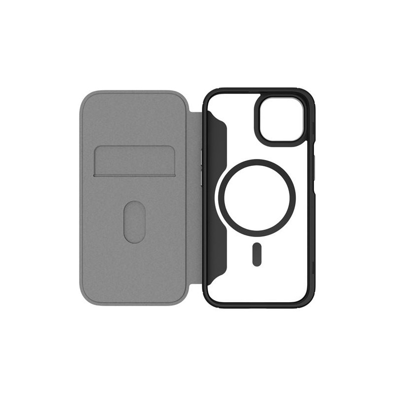 Etui Folio Hybrid Fold + Snap QDOS pour iPhone 14 Transparent