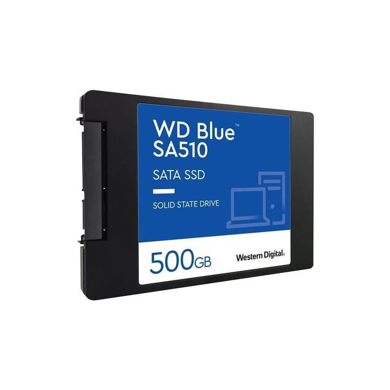 WESTERN DIGITAL Disque dur SA510 - SATA SSD - 500GB interne - Format 2.5 - Bleu