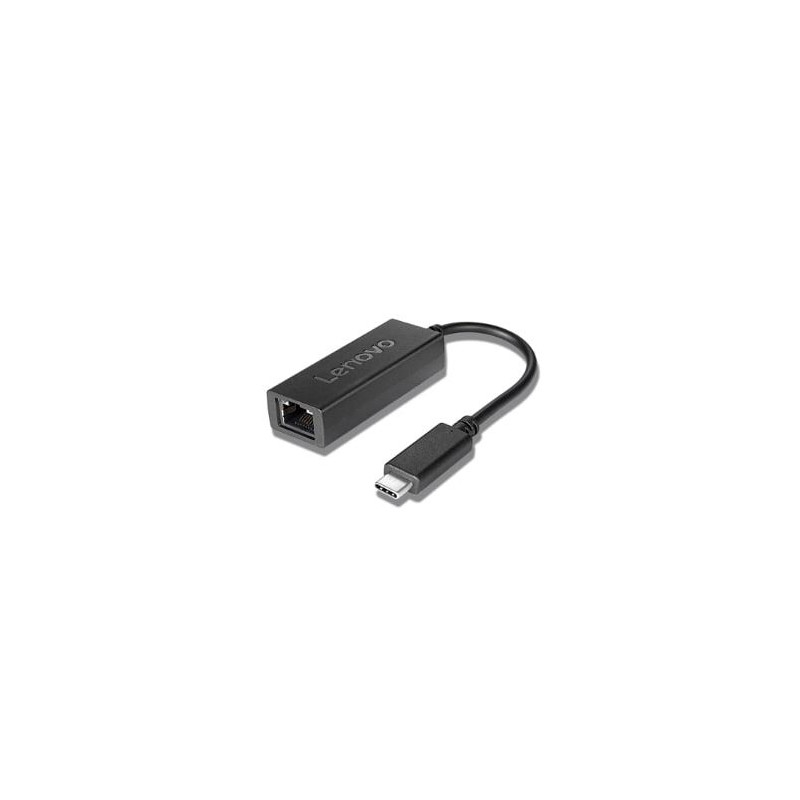 Adaptateur USB Type C vers Ethernet RJ 45 Lenovo Noir
