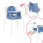 Badabulle Rehausseur de chaise Chat - Pliage Compact - Universel - De 6 a 36 mois